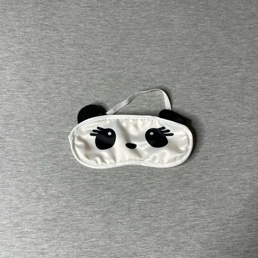 SHEIN Girl’s Panda Bear Eyes Print Sleeping Eye Mask